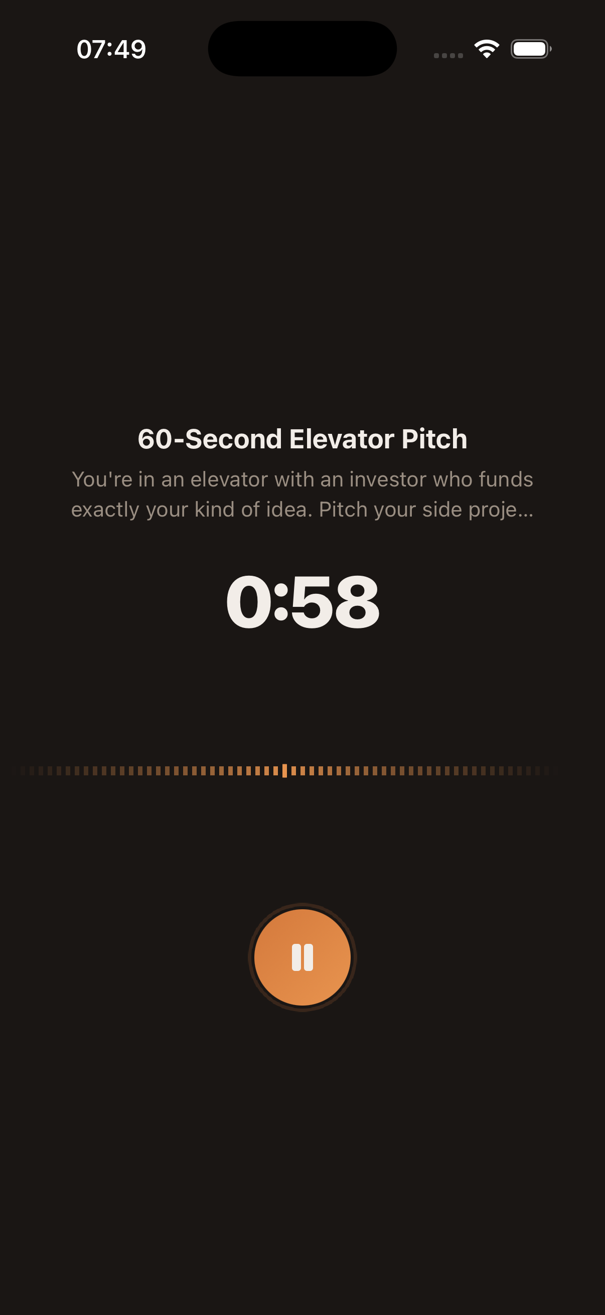 Recording screen